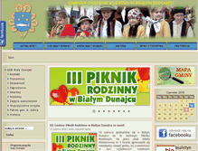 Tablet Screenshot of gokbialydunajec.pl